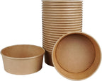 Salatschale Kraft 1300 ml, Ø185 mm, braun (300 Stück)