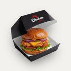 bedruckte burgerbox mit logo