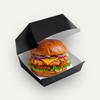 bedruckte burgerbox mit logo