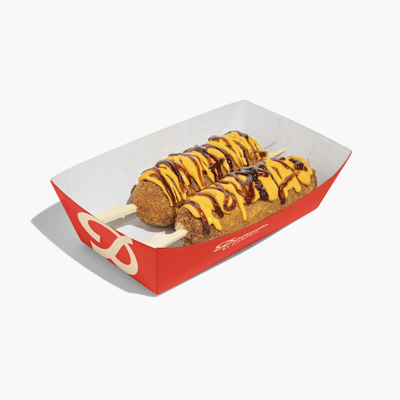 Pommes Schale bedrucken mit Logo