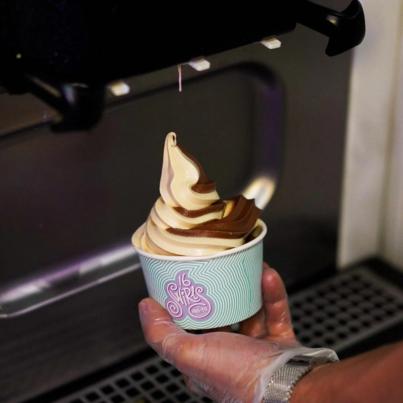 Eisbecher bedrucken mit Logo