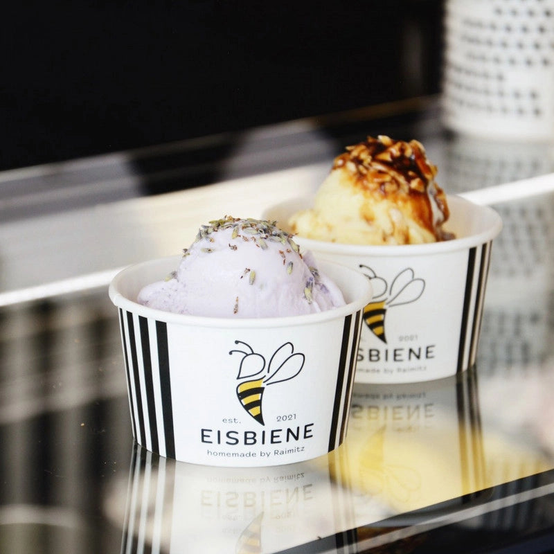 Eisbecher bedrucken mit Logo