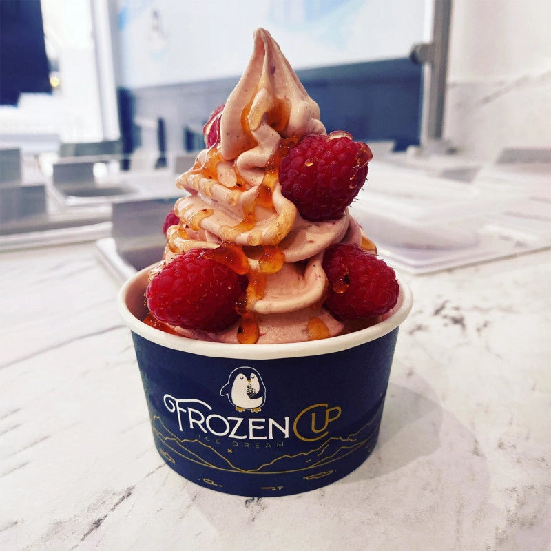 Eisbecher bedrucken mit Logo