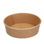 Salatschale Kraft 1300 ml, Ø185 mm, braun (300 Stück)