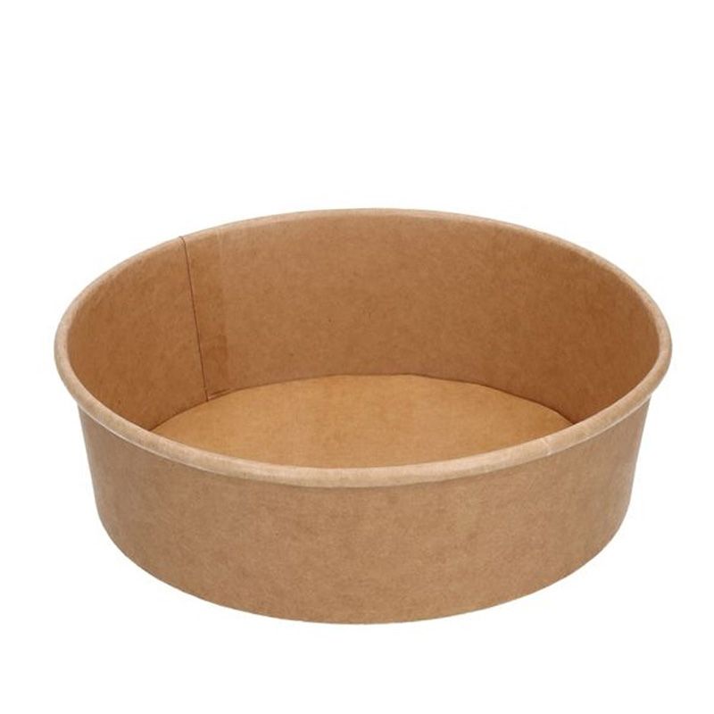 Salatschale Kraft 1300 ml, Ø185 mm, braun (300 Stück)